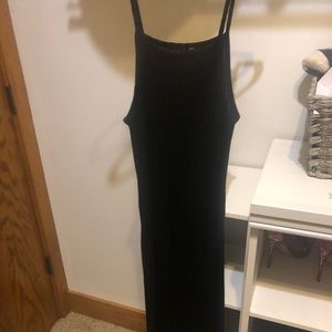 Knit Black Body Con Dress